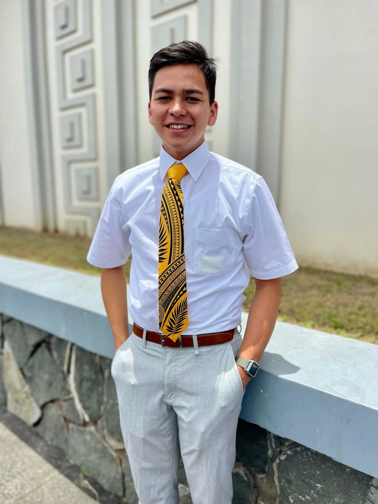 Yellow Maohi Tie